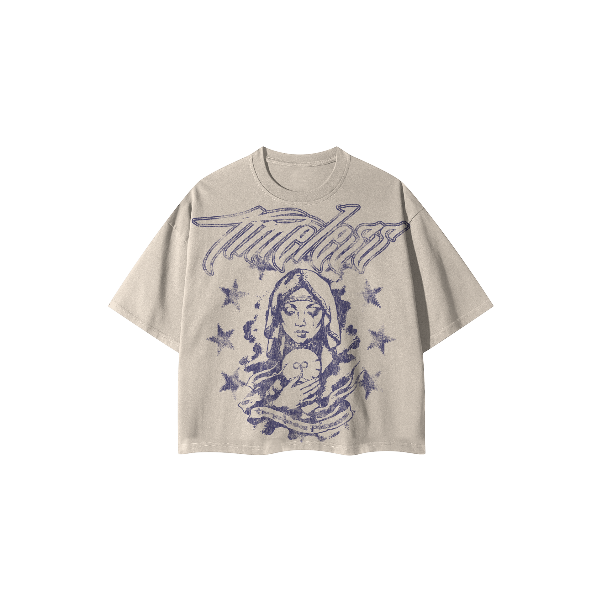 Creme “Saint” Tee